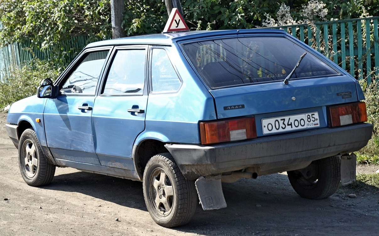 о 034 оо 85, Lada (VAZ) 2109 2109 Спутник (Samara/Forma/Sputnik), 1987–2004 (–2011 for others)