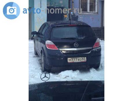 м777хо63, Opel Astra