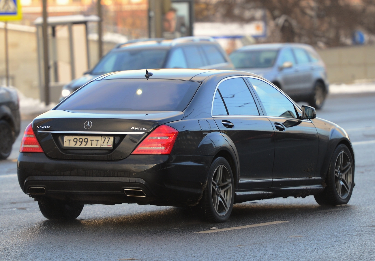 т 999 тт 77, Mercedes-Benz S-Klasse 7th gen (W221/V221), 2005–2013
