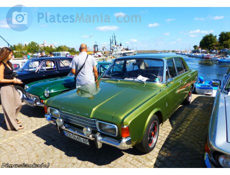 Как выглядят болгарские номера EB 0640 AP, Ford Taunus (Габровская область) Номер Болгарии