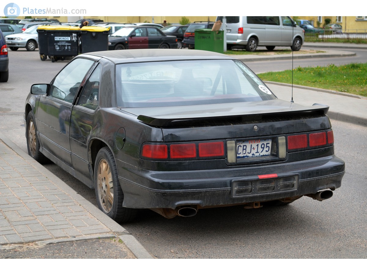 CBJ-195, License plate without vehicle 