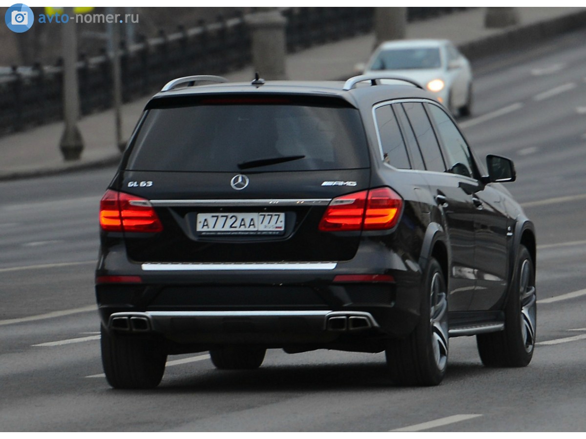 а 772 аа 777, Mercedes-Benz GL-Klasse 2nd gen (X166), 2012–2015