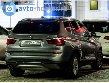 а888аа116, BMW X3
