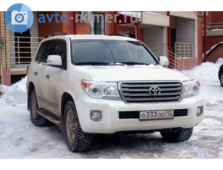 о333оо12, Toyota Land Cruiser