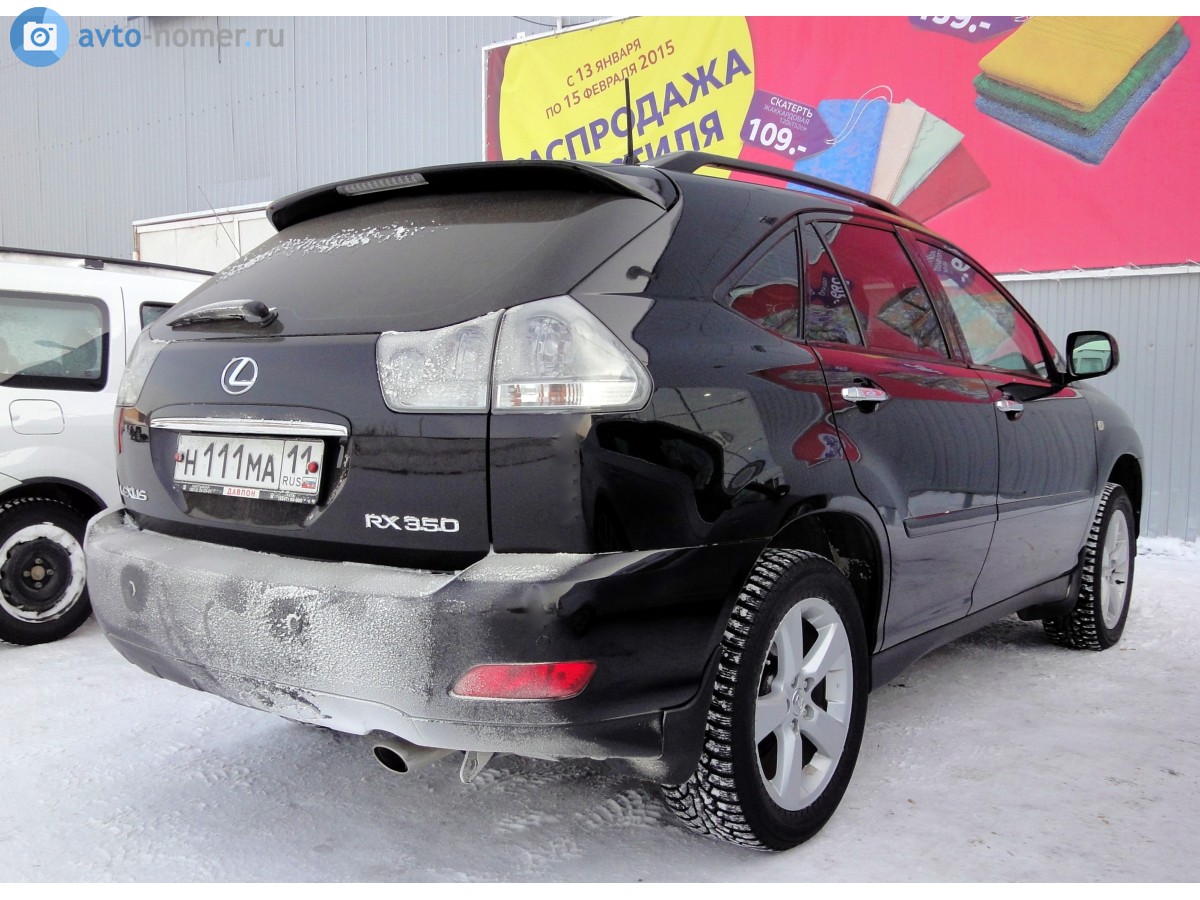 н 111 ма 11, Lexus RX 2nd gen (XU30), 2003–2008