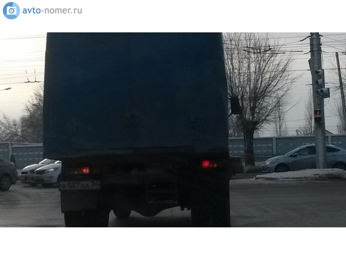 а 587 аа 34, GAZ 3306/3307/3309 3307/3309, 1989–2020