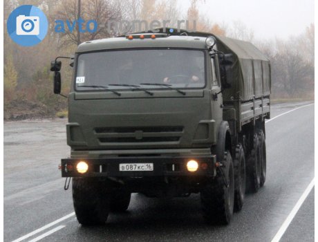 в087кс16, KamAZ 6350