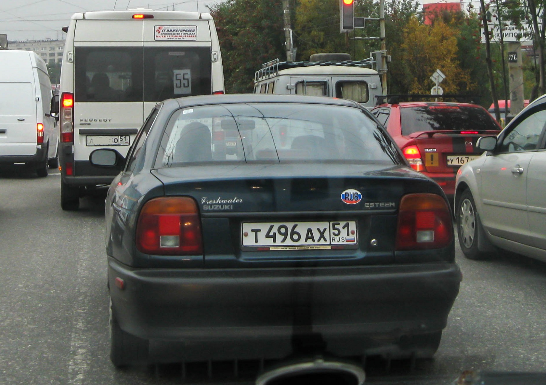 т 496 ах 51, Suzuki Esteem 2nd gen Sedan (SY), 1996–2002