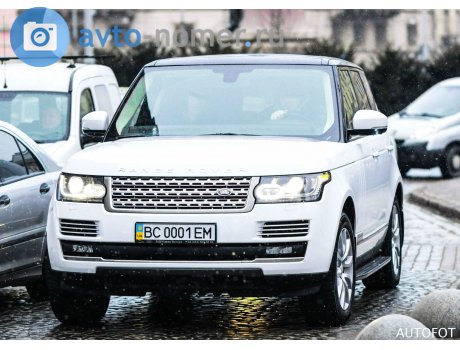 BC 0001 EM, Land Rover Range Rover