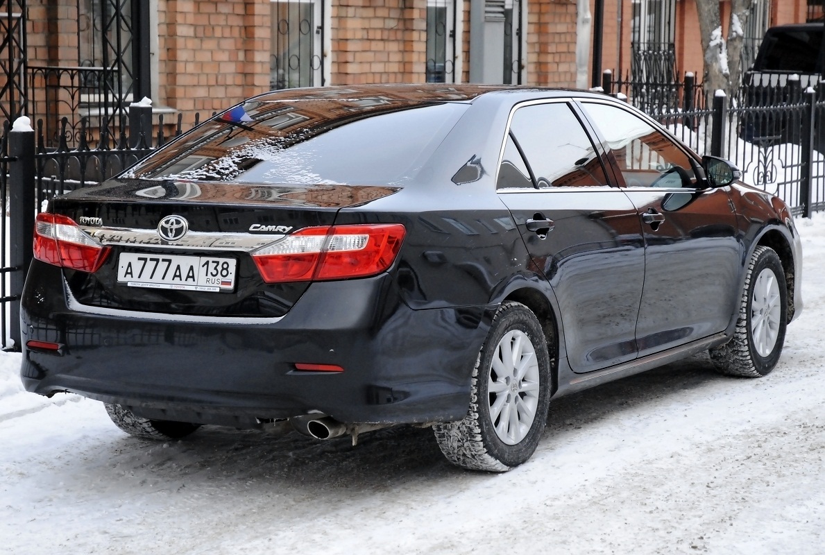 а 777 аа 138, Toyota Camry 7th gen (XV50; Global-market), 2011–2014