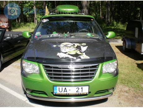 UA-21, Chrysler Grand Voyager , License plate of Latvia