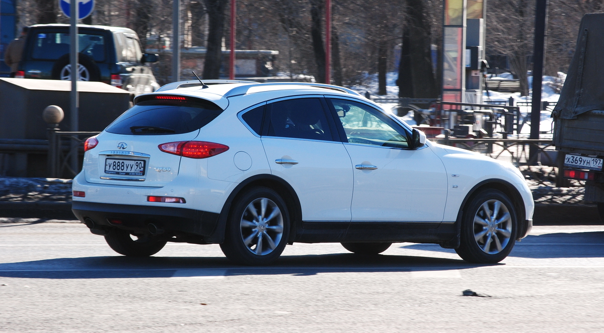 у 888 уу 90, Infiniti QX50/EX-Series 1st gen EX/QX (J50), 2007–2017