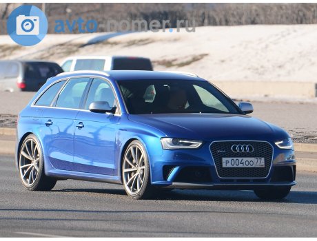 р004оо77, Audi RS4