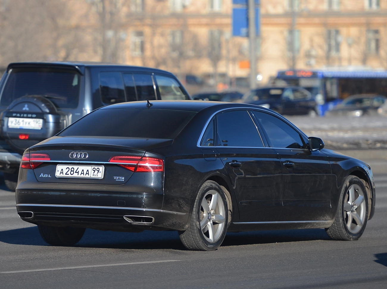 а 284 аа 99, Audi A8 3rd gen (D4/4H), facelift, 2013–2018