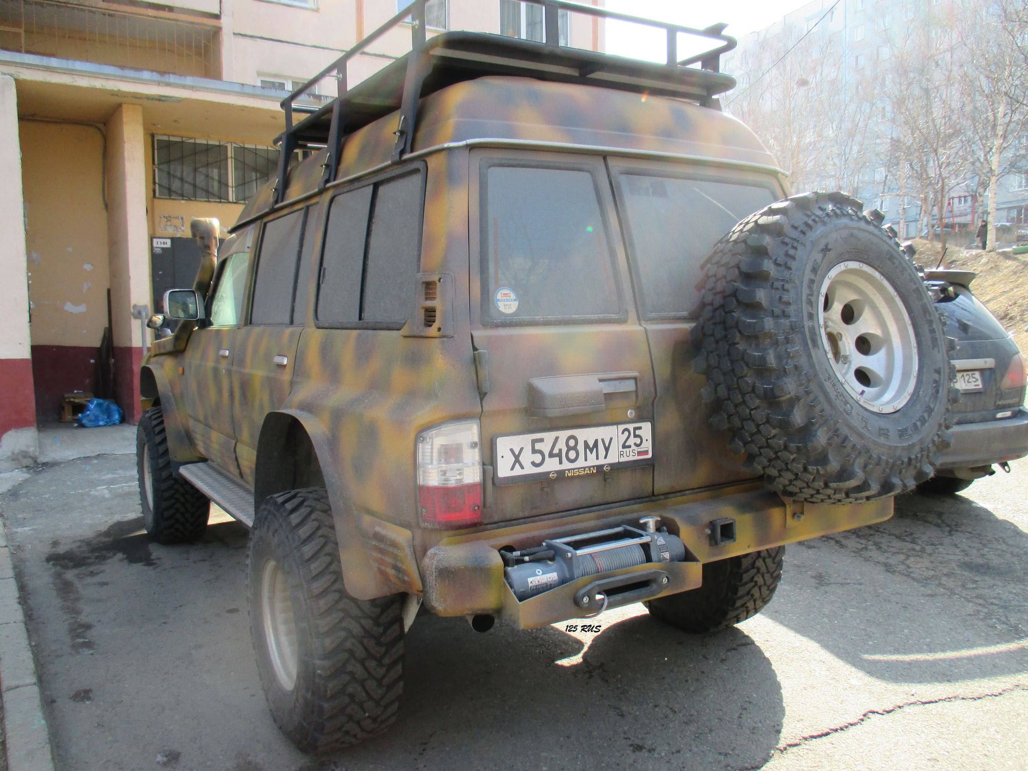 х 548 му 25, Nissan Safari 2nd gen 5-door SUV High Roof (Y60; JP-market), 1987–1997