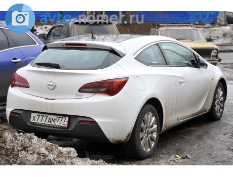 х777ам777, Opel Astra
