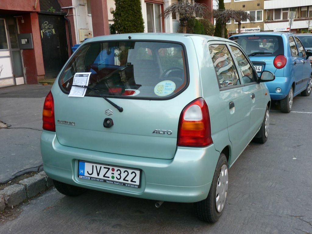 JVZ-322, Suzuki Alto 5th gen 5-door Hatch (HA23/RF), 1st facelift, 2000–2004 (–2006 for EU-market)