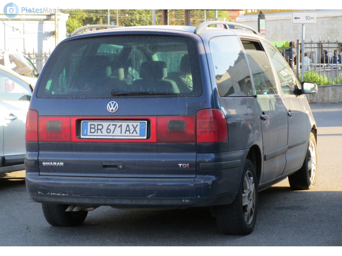 BR 671 AX, Volkswagen Sharan 1st gen (7M), facelift, 2000–2010