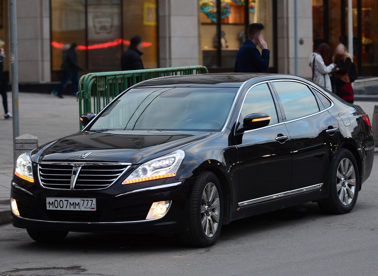 м 007 мм 777, Hyundai Equus 2nd gen (VI), 2009–2016