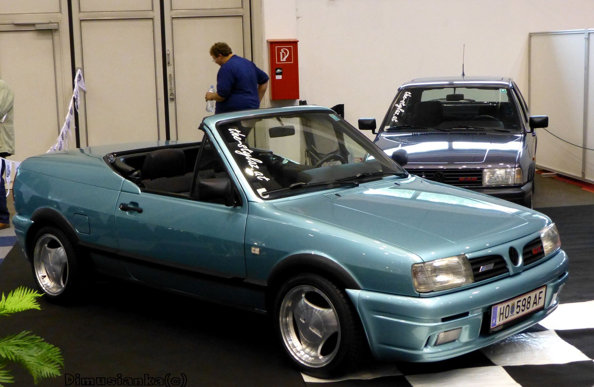 HO 598 AF, Volkswagen Polo 2nd gen Coupé (86C), facelift, 1990–1994