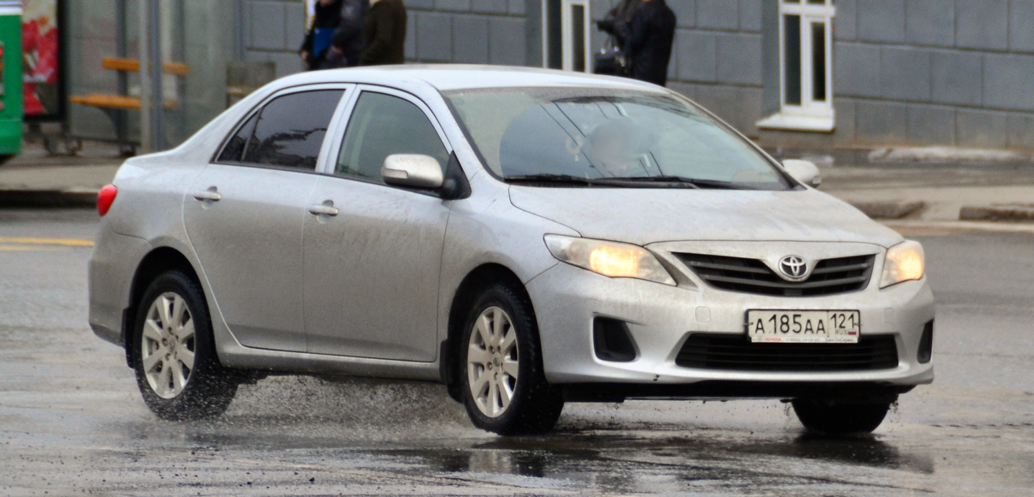 а 185 аа 121, Toyota Corolla 