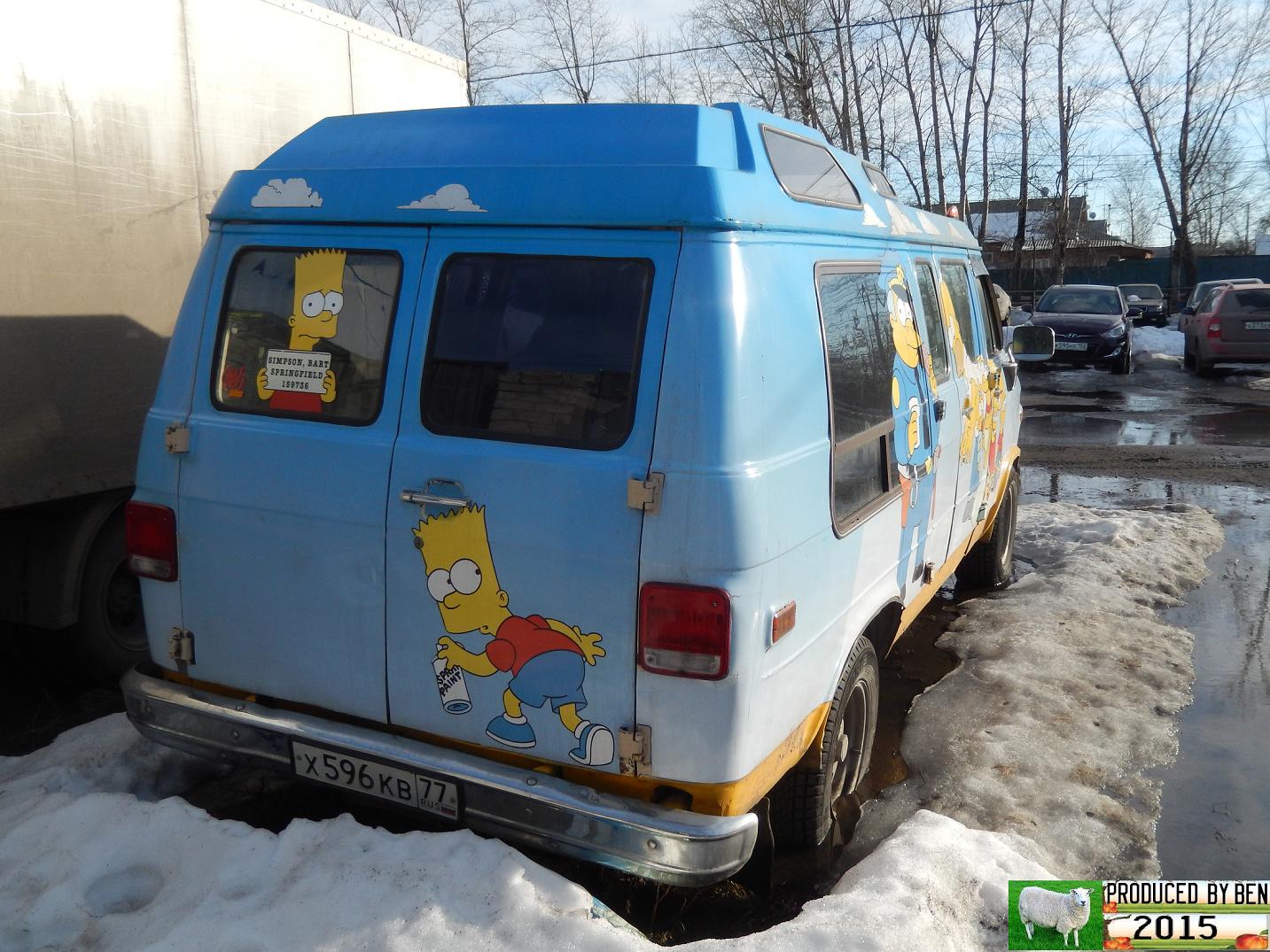 х 596 кв 77, Chevrolet Chevy Van 