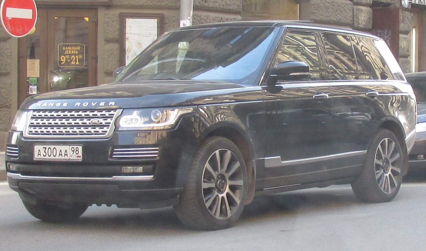 а 300 аа 98, Land Rover Range Rover 4th gen (L405), 2012–2018