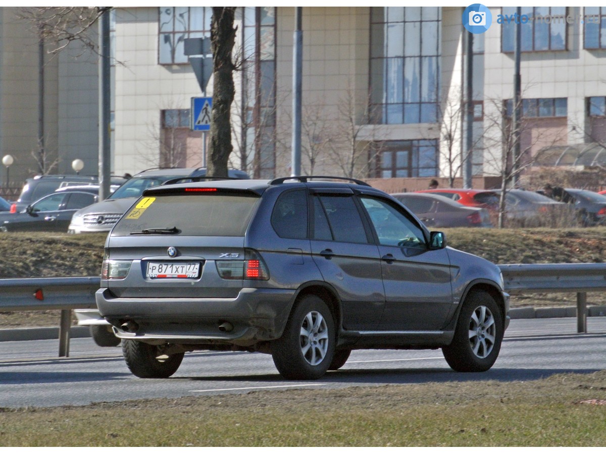 р 871 хт 77, BMW X5 1st gen (E53), 1999–2006
