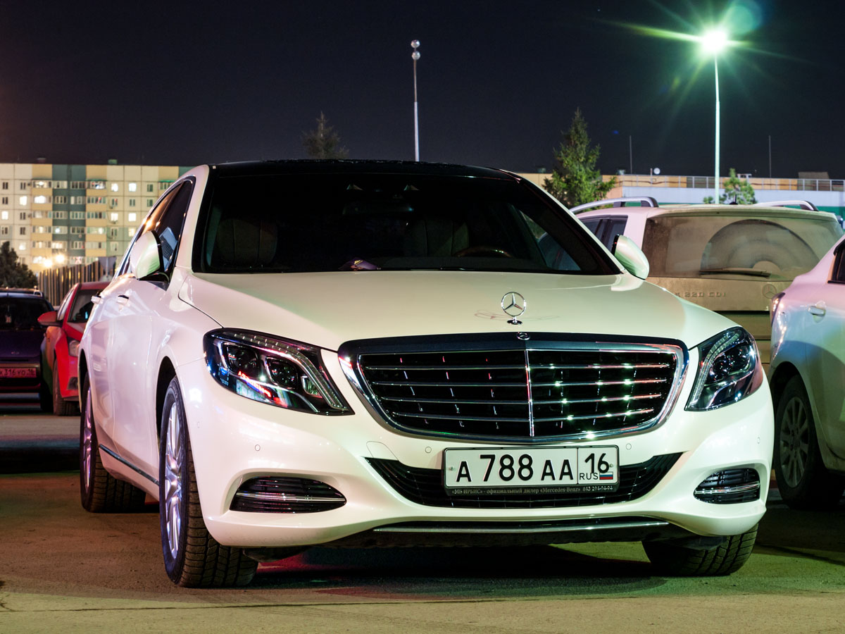 а 788 аа 16, Mercedes-Benz S-Klasse 8th gen Sedan (W222/V222), 2013–2020