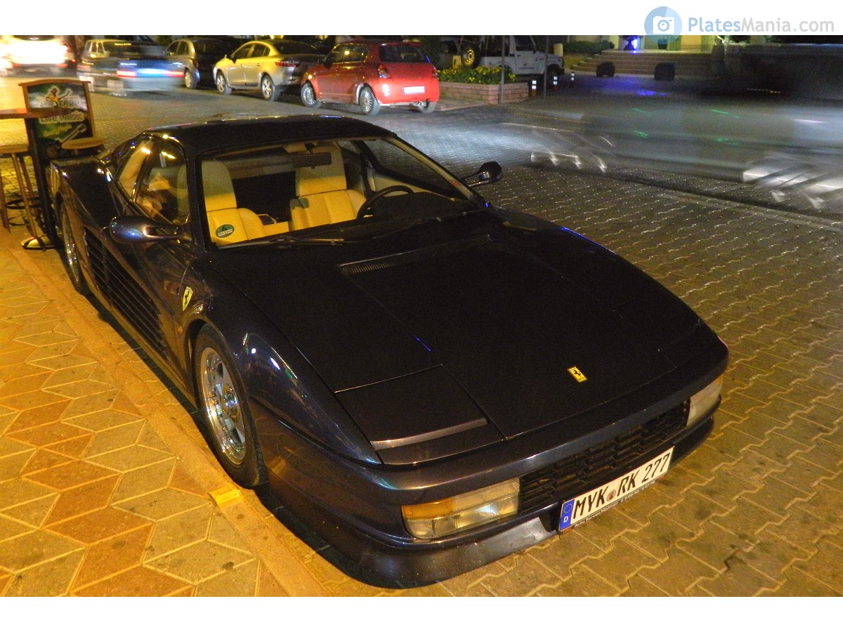 MYK RK 277, Ferrari Testarossa 1st gen (F110), 1984–1991