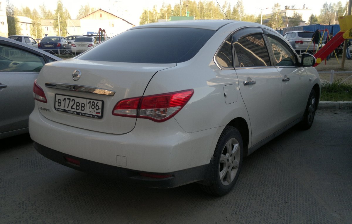 в 172 вв 186, Nissan Almera 