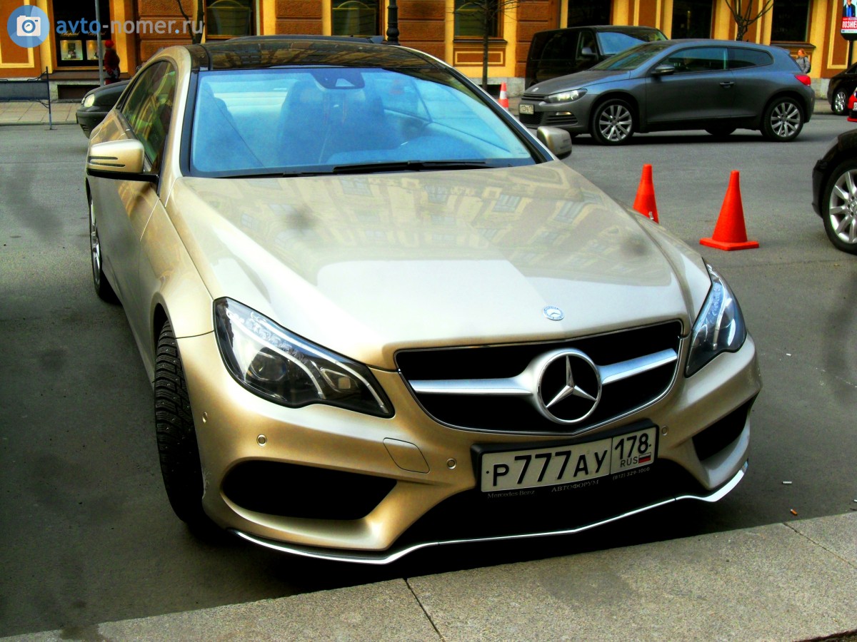 р 777 ау 178, Mercedes-Benz E-Klasse 4th gen Coupé (C207), facelift, 2013–2016