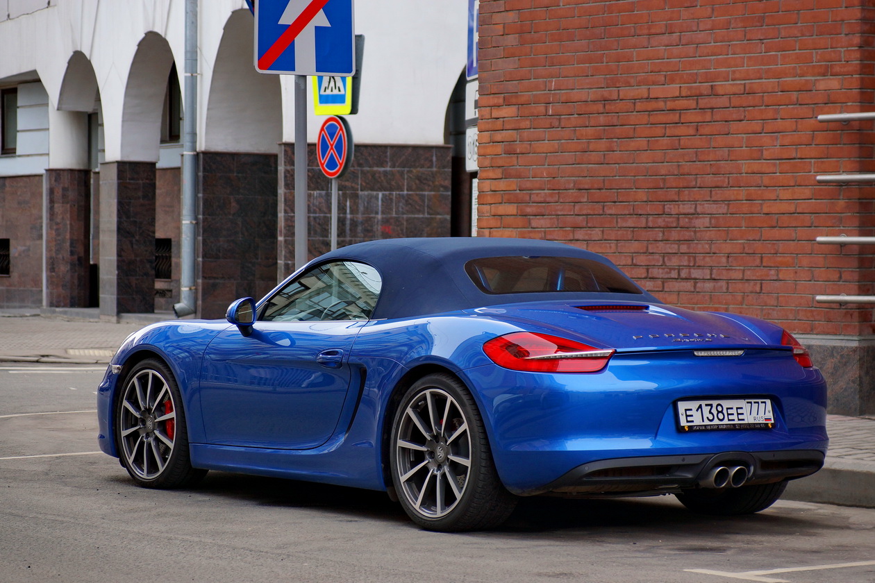 е 138 ее 777, Porsche Boxster 3rd gen (981), 2012–2017