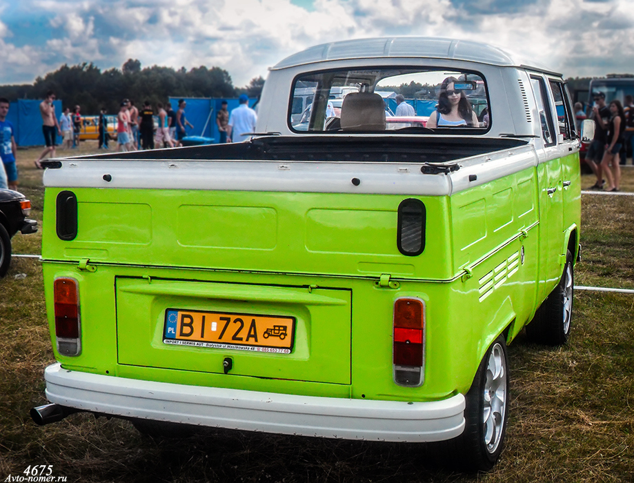 BI 72A, Volkswagen Transporter 2nd gen Panel Van (T2b), 1st facelift, 1967–1979 (–1982 for BR- and MX-market)