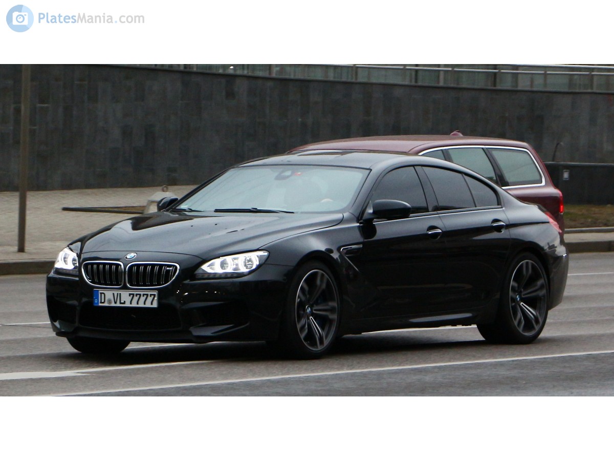 D VL 7777, BMW M6 3rd gen Gran Coupé (F06), 2012–2018