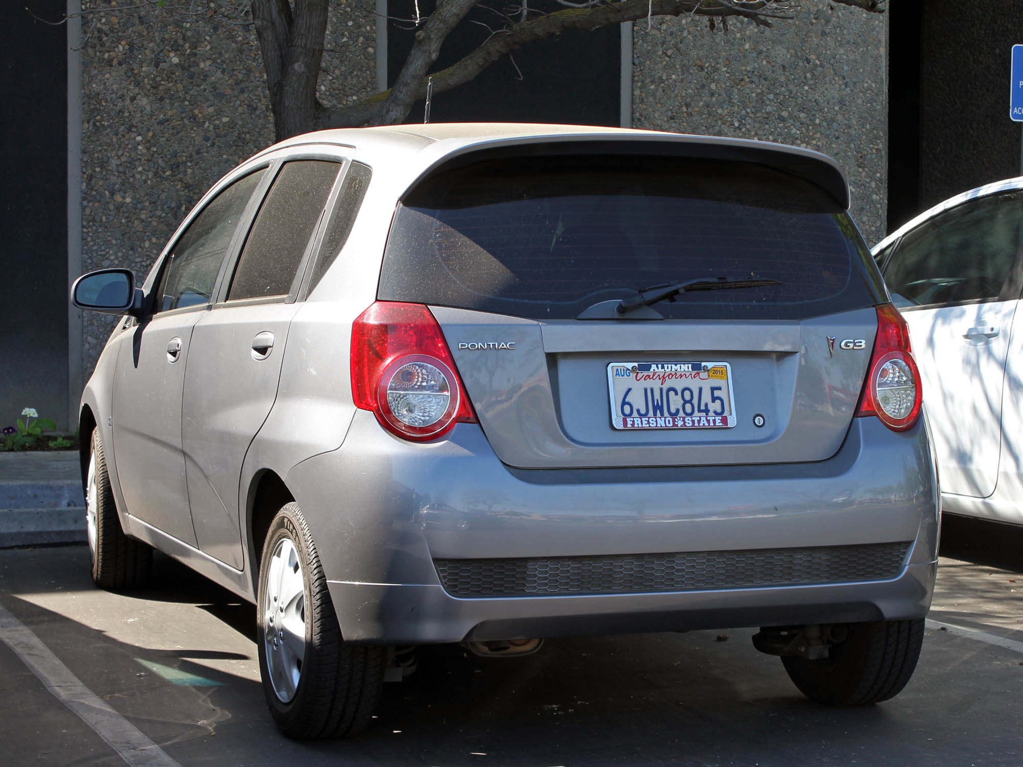 6JWC845, Pontiac G3 1st gen (G3 Wave) Hatch (T250), facelift, 2008–2009