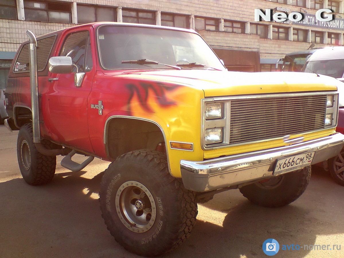 х 666 см 98, Chevrolet Blazer 2nd gen K5 Blazer, 1972–1991
