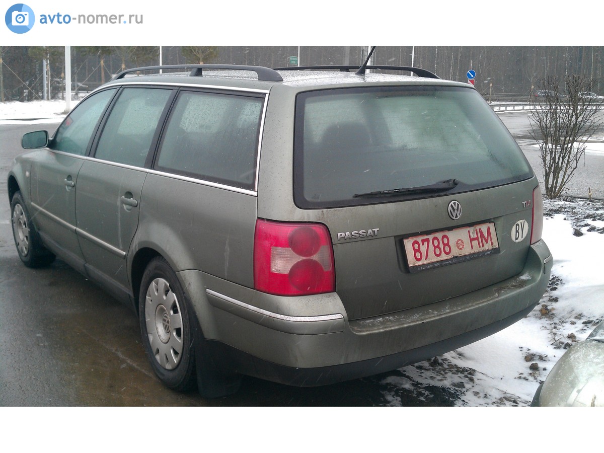 8788 HM, Volkswagen Passat 5th gen Sedan (B5.5; 3BG), facelift, 2000–2005