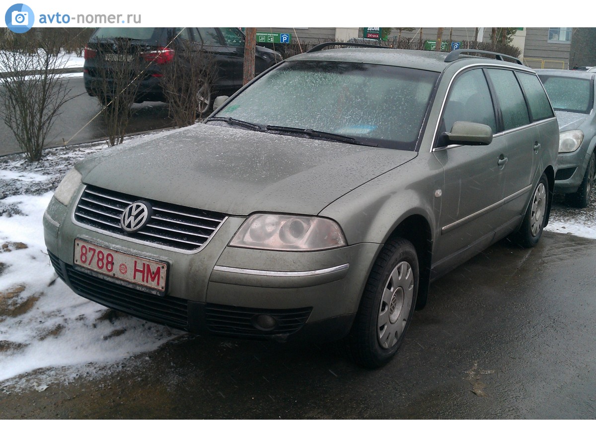 8788 HM, Volkswagen Passat 5th gen Sedan (B5.5; 3BG), facelift, 2000–2005