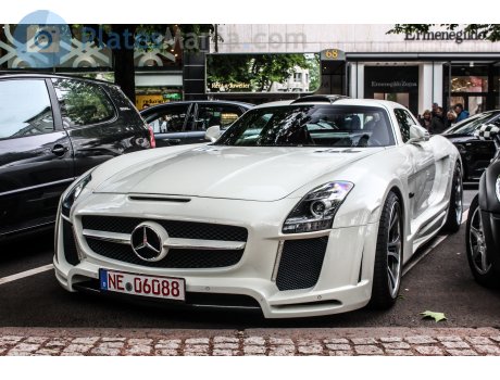 NE 06088, Mercedes-Benz SLS AMG (Neuss District) German license plate