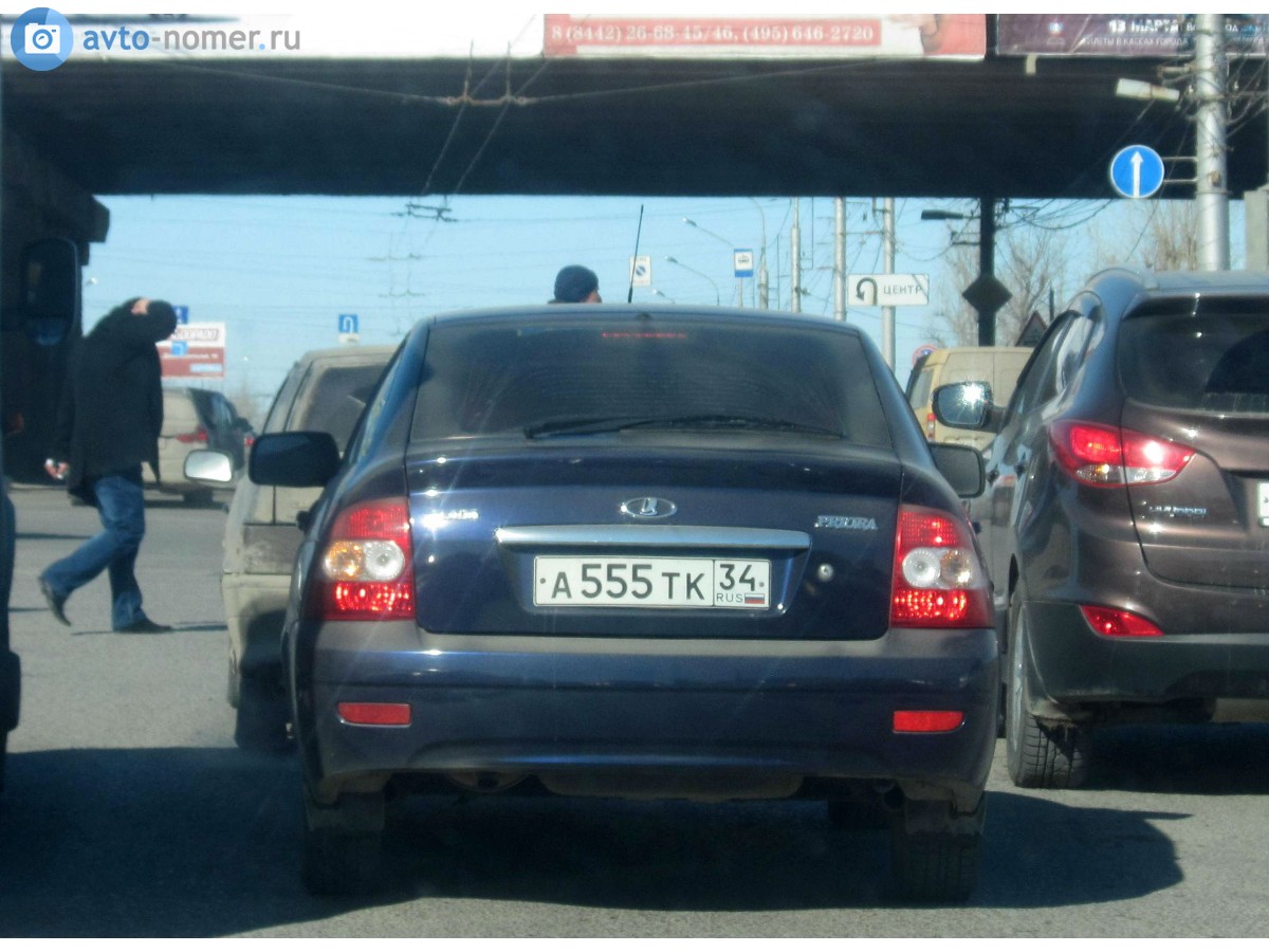 а 555 тк 34, Lada (VAZ) 2172 Priora 