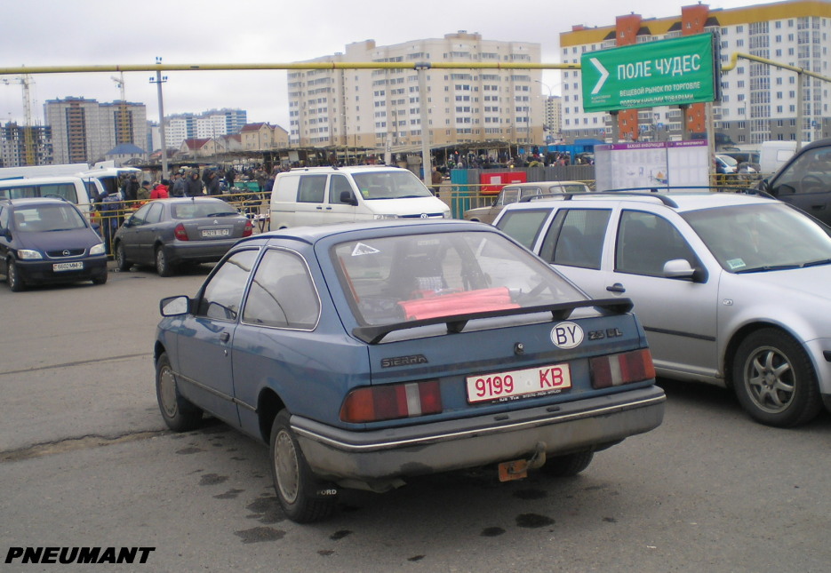 9199 KB, Ford Sierra 1st gen 3-door Liftback (BED/BBC), 1982–1987
