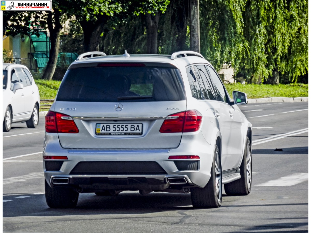 AB 5555 BA, Mercedes-Benz GL-Klasse 2nd gen (X166), 2012–2015