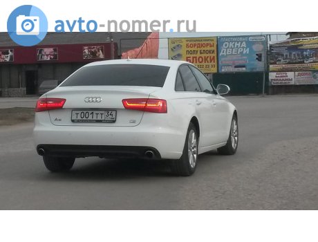 т001тт34, Audi A6