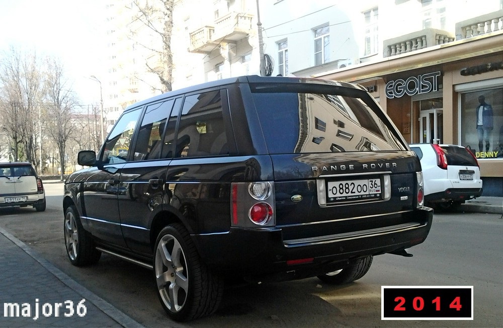 о 882 оо 36, Land Rover Range Rover 3rd gen (L322), 2002–2012