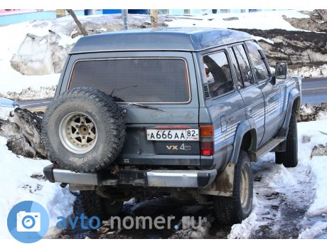 а666аа82, Toyota Land Cruiser