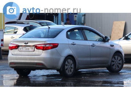 в973вв186, Kia Rio