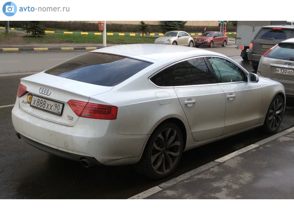 х 888 хх 90, Audi A5 1st gen Sportback (B8/8TA), facelift, 2011–2016