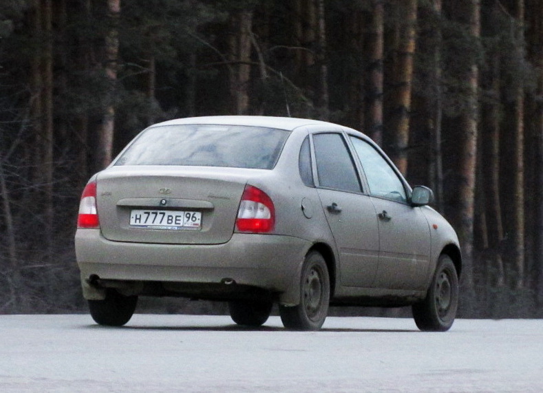 н 777 ве 96, Lada (VAZ) 1118 Kalina 