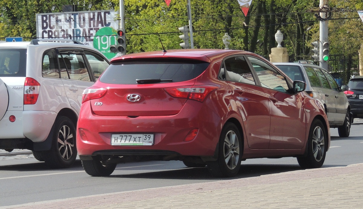 "н 777 хт 39" photos Hyundai i30. Russia